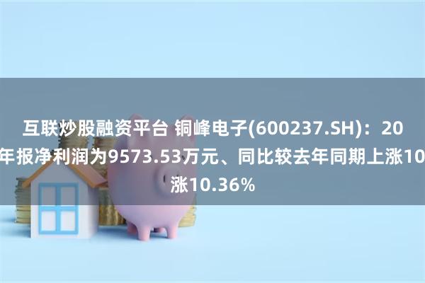 互联炒股融资平台 铜峰电子(600237.SH)：2024年年报净利润为9573.53万元、同比较去年同期上涨10.36%